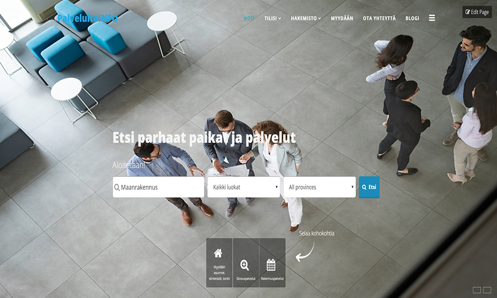Palveluita info tarjoaa