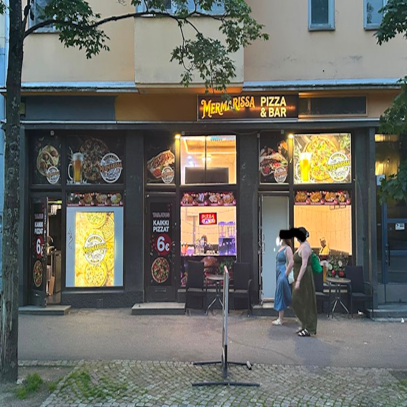 Mermarissa Pizza & Bar Helsingissä (Sörnäinen)